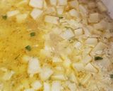 A picture of step 3 of Crockpot potato soup.