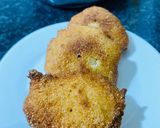 A picture of step 6 of Zitumbuwa (Malawian Banana Fritters).