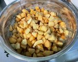 Une image de l'étape 7 de Gâteau aux pommes, poires, cannelle et mascarpone.