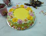 এগলেস্ অরেজ্ঞ ক্রিম কেক(Eggless Orange Cream Cake Recipe In Bengali) রেসিপির ধাপ 9 ছবি