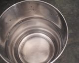 A picture of step 2 of Namkeen lassi.
