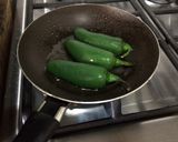 A picture of step 2 of Fake Guacamole.