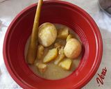 Foto langkah ke 6 dari resep Opor Telor Kentang Tahu.