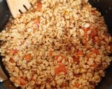 Une image de l'étape 3 de Blé à la tomate et au parmesan.