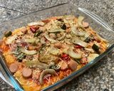 Foto langkah ke 5 dari resep Pizza oven ala rumahan.