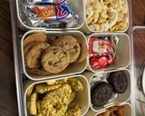A picture of step 9 of Christmas snackle box.