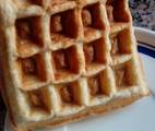 1 Waffle De Avena Con Queso Y Dulce De Leche Con Chocolate