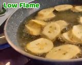 A picture of step 3 of Raw Banana Chaat.