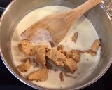Foto del paso 5 de la receta Tarta de queso y turrón de Jijona con crema de limón