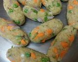 A picture of step 4 of Vegetables cutlets.
