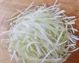 Hình bước làm 1 của món Gỏi Đu Đủ Xanh Khô Gan Bò Đen - Huyền Thoại Lề Đường