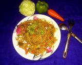 मिक्स वेज नूडल्स बिरयानी (Mix veg Noodles biryani recipe in Hindi) रेसिपी चरण 6 फोटो