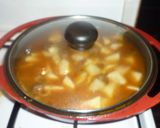 Marhapörkölt burgonyával recept fázis 8 fotója
