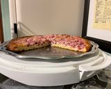 Une image de l'étape 13 de Tarte sans pâte aux amandes et groseilles rouges.