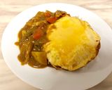 รูปขั้นตอนการทำที่ 5 ของ ข้าวแกงกะหรี่ไก่ไข่ข้น