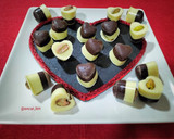 Foto del paso 6 de la receta: Bombones dos chocolates con pistacho al toque de sal rosa