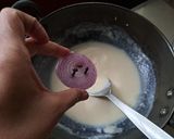 A picture of step 3 of Bechamel Sauce/ white Sauce.