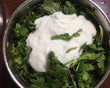 A picture of step 2 of Dhaniya Chicken.