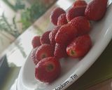 عکس مرحله 1 از دستور مربای توتفرنگی رژیمی🍓