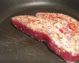A picture of step 4 of Kickin' Tuna Steak.