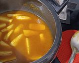 A picture of step 5 of Taro Masala Curry.
