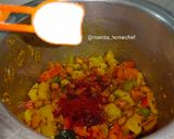 A picture of step 4 of Bhagar Khichdi.