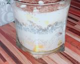 A picture of step 6 of Coconut Mango Sagoo Pudding.