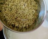 A picture of step 12 of Thandai Bundt cake with Kesar thandai Rabdi frosting.