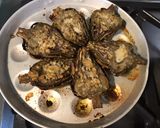 Une image de l'étape 10 de Artichauts violets gratinés au pecorino.