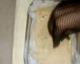 A picture of step 4 of Milk powder barfi.