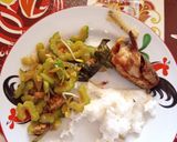 Foto langkah ke 6 dari resep Tumis Pare Campur Tempe.