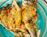 Hình bước làm 3 của món Khô cá đù chiên giấm gừng 🧄🌶️