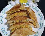 A picture of step 8 of Corn Capsicum Sandwich.