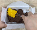 A picture of step 3 of Clean Purple Sweet Potato Brownies with Rich Cocoa, Low Sugar, 93kcal/piece, Weight Loss Dessert.
