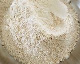A picture of step 1 of Wheat flour farsi puri.