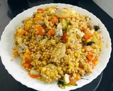 A picture of step 12 of Summer Special Juicy Jowar & Tofu Colorful Salad Bowl.