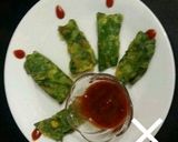 A picture of step 7 of Cheesy spinach bundles.