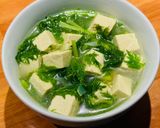 Hình bước làm 4 của món 🌱 Canh Cải Xanh Đuôi Phụng Nấu Đậu Hủ (Vegan)