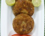 A picture of step 1 of Chana daal and aloo Kay kabab.