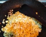 Foto langkah ke 2 dari resep Crabstick Butter Corn Fried rice (nasi goreng) | dengan jagung, wortel, pokcoy.