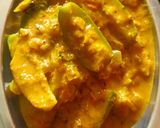 A picture of step 4 of Parwal potato subji.