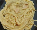 Foto langkah ke 9 dari resep Spaghetti Carbonara Gochujang.