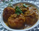 A picture of step 9 of Lauki ke kofte.