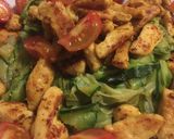 A picture of step 2 of Zucchini fettuccine.