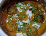 A picture of step 7 of Shahi lauki kofta.