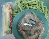 Gambar langkah 1 resipi Sayur Tumis, Tofu Telur dan Udang.