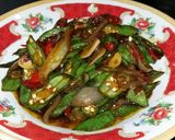 Foto langkah ke 5 dari resep Tumis simple kacang okra/ bendi/ kacang lendir.
