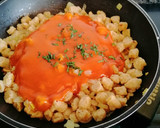 Foto del paso 7 de la receta: Pasta con soja texturizada y salsa de yogurt