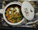 A picture of step 8 of Creamy Butter Chicken Pasta.