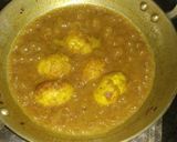 A picture of step 11 of Egg curry.
